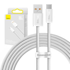 Cable USB to USB C Baseus Dynamic Series 100W 2m (white)