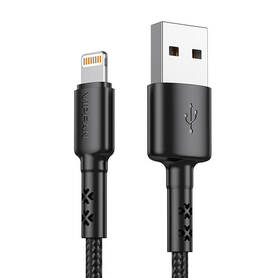 USB to Lightning cable Vipfan X02 3A 1.8m (black)