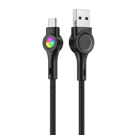 USB to Micro USB cable Vipfan Colorful X08 3A 1.2m (black)