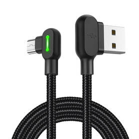 USB to Micro USB cable Mcdodo CA 5280 LED 0.5m (Black)