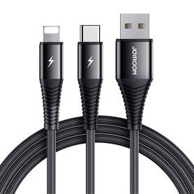 USB cable Joyroom S 1230G12 2in1 USB C / Lightning 3A 1.2m (black)