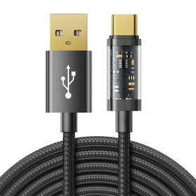 USB to USB C cable Joyroom S UC027A12 3A 1.2m (black)