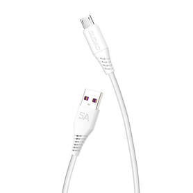 Kabel USB Micro USB Dudao L2M 5A 2 m (bílý)