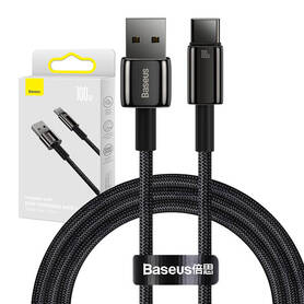 Baseus Tungsten Gold Cable USB to USB C 100W 1m (black)
