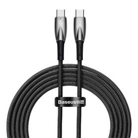 USB C cable for USB C Baseus Glimmer Series 100W 2m (Black)