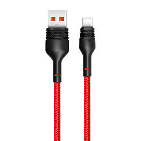USB to USB C cable XO NB55 5A 1m (red)