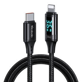 Cable Mcdodo CA 1030 USB C to Lightning 36W 1.2m (black)