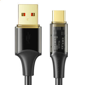 USB to USB C cable Mcdodo CA 2090 6A 1.2m (black)