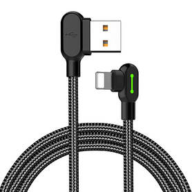 Kabel USB Lightning Mcdodo CA 4673 úhlový 1 8 m (černý)