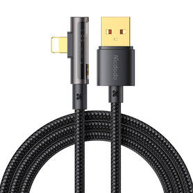 USB to lightning prism 90 degree cable Mcdodo CA 3510 1.2m (black)