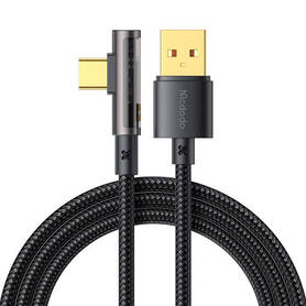 USB to USB C Prism 90 degree cable Mcdodo CA 3380 6A 1.2m (black)