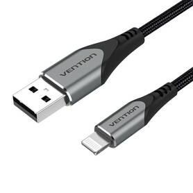 USB 2.0 cable to Lightning Vention LABHF 1m (Gray)