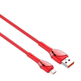 LDNIO LS662 USB Micro USB 2m 30W kabel (červený)
