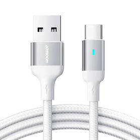 Cable to USB A / Type C / 3A / 1.2m Joyroom S UC027A10 (white)