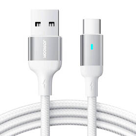 Cable to USB A / Type C / 3A / 3m Joyroom S UC027A10 (white)