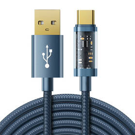 Cable to USB A / Surpass / Type C / 3A / 1.2m Joyroom S UC027A12 (blue)