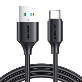 Cable to USB A / Type C / 3A / 0.25m Joyroom S UC027A9 (black)