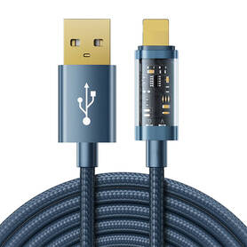 Cable to USB A / Lightning / 2.4A / 1.2m Joyroom S UL012A12 (blue)