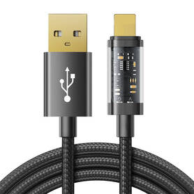 Cable to USB A / Lightning / 2.4A / 2m Joyroom S UL012A20 (black)