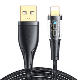 Cable to USB A / Lightning / 2.4A / 1.2m Joyroom S UL012A3 (black)