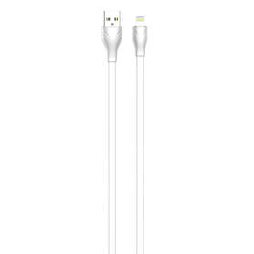 Cable USB to Lightning LDNIO LS553 2.1A 2m (white)