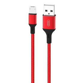 Cable USB to Micro USB XO NB143 2m (red)