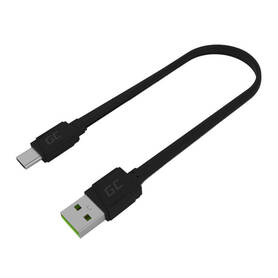 Cable USB USB C Green Cell GCmatte 25cm with Ultra Charge QC 3.0