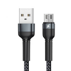 Cable USB Micro Remax Jany Alloy 1m 2.4A (black)