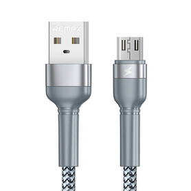 Cable USB Micro Remax Jany Alloy 1m 2.4A (silver)