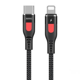 Cable USB C do Lightning Remax Lesu Pro 1m (black)