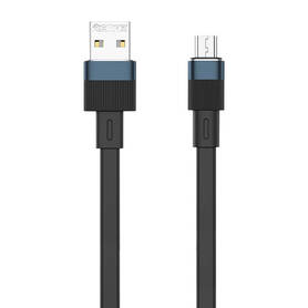 Cable USB micro USB Remax Flushing RC C001 1m (black)