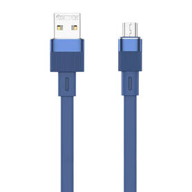 Cable USB micro USB Remax Flushing RC C001 1m (blue)