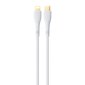 Remax Bosu RC C063 cable USB C to Lightning 1 2m 20W (white)