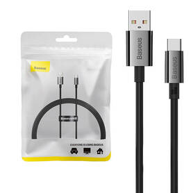 Cable USB do USB C Baseus Superior100W 1m (black)