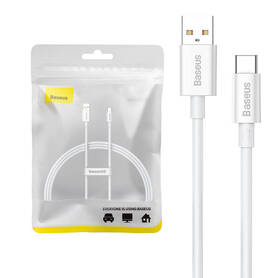 Cable USB do USB C Baseus Superior 100W 1m (white)