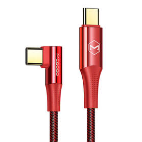 Cable USB C to USB C Mcdodo CA 8321 100W 90 Degree 1.2m (red)