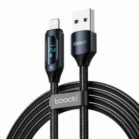 Toocki Charging Cable USB A L 1m 12W (Black)