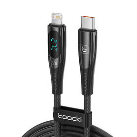 Toocki Charging Cable USB C L 1m PD 27W (Black)