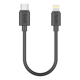 Kabel USB C do Lightning Budi 35W 25cm (czarny)