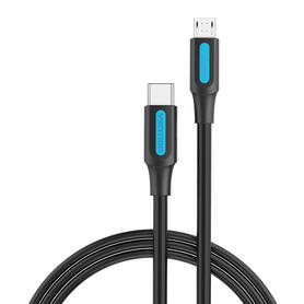 USB C 2.0 to Micro B 2A cable 2m Vention COVBH black