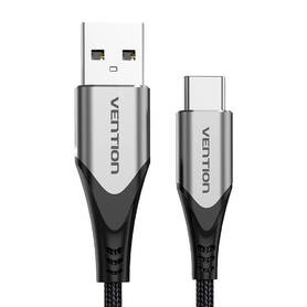 USB 2.0 A to USB C 3A cable 0.5m Vention CODHD gray