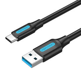 USB 3.0 A to USB C Cable Vention COZBG 1.5m Black PVC