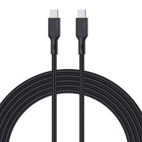 Kabel Aukey CB KCC101 USB C do USB C 1m (czarny)