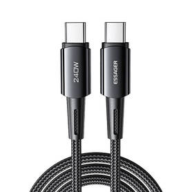 Kabel USB C do USB C 240W Essager 1m (szary)