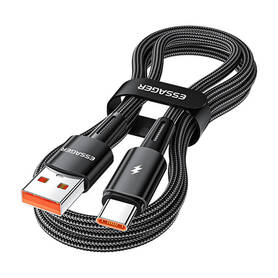 Kabel Essager USB A do USB C 120W 2m (czarny)