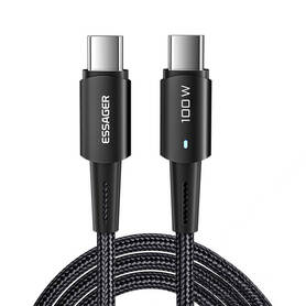 Kabel USB C do USB C 100W Essager 1m (czarny)