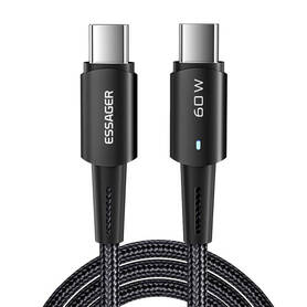 USB C to USB C Cable 60W Essager 2m (black)