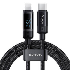 Mcdodo CA 5210 USB C to Lightning cable 36W 1.2m (black)