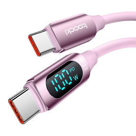 Kabel USB C do USB C Toocki TXCTT1 XX04 B2 2m FC 100W (różowy)