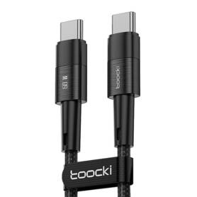 Kabel USB C do USB C Toocki TXCTT2 YS03 1m FC 60W (czarny)